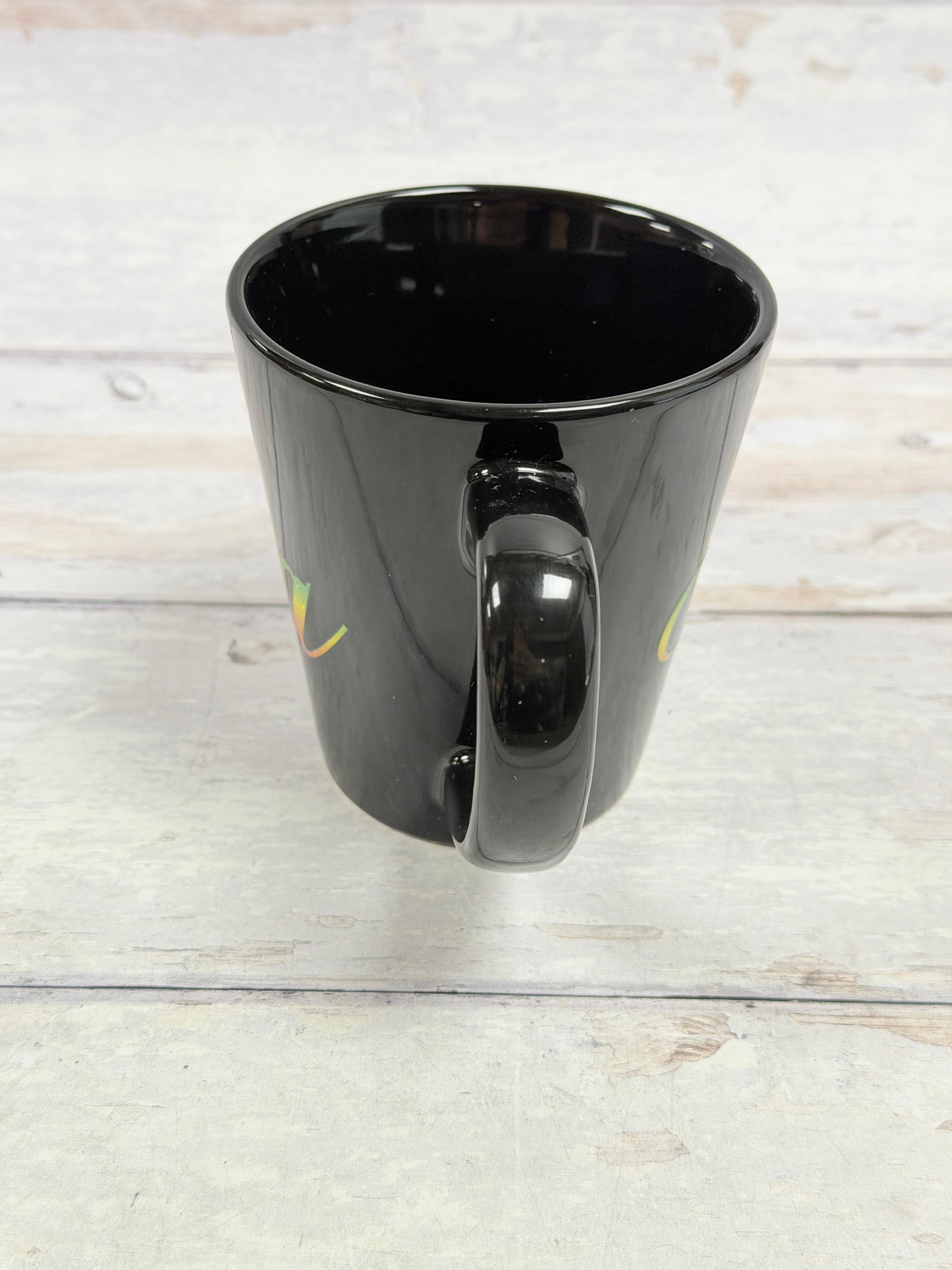 Six Flags America Black Commemorative Coffee Mug