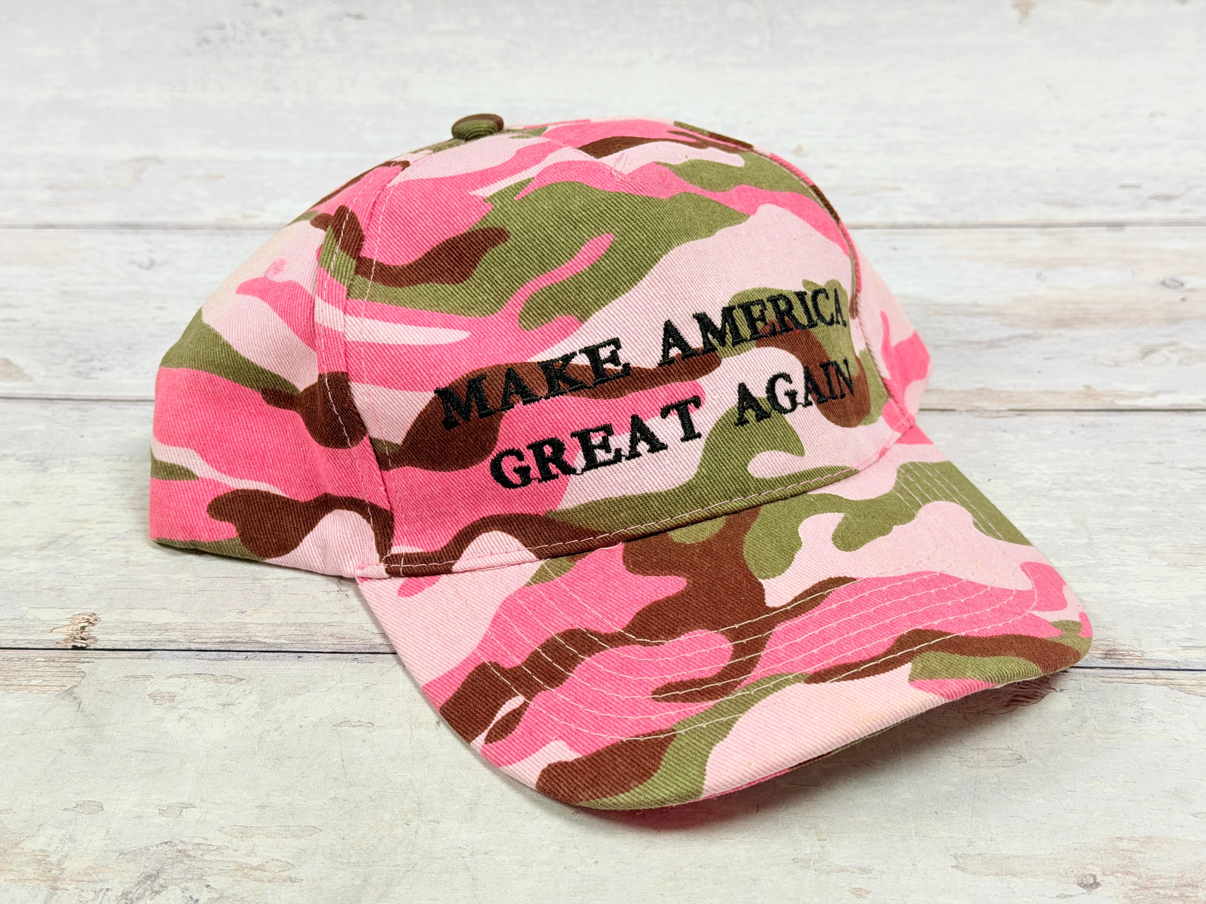 MAGA Pink Camo Hat Women’s Make America Great Again Baseball Cap