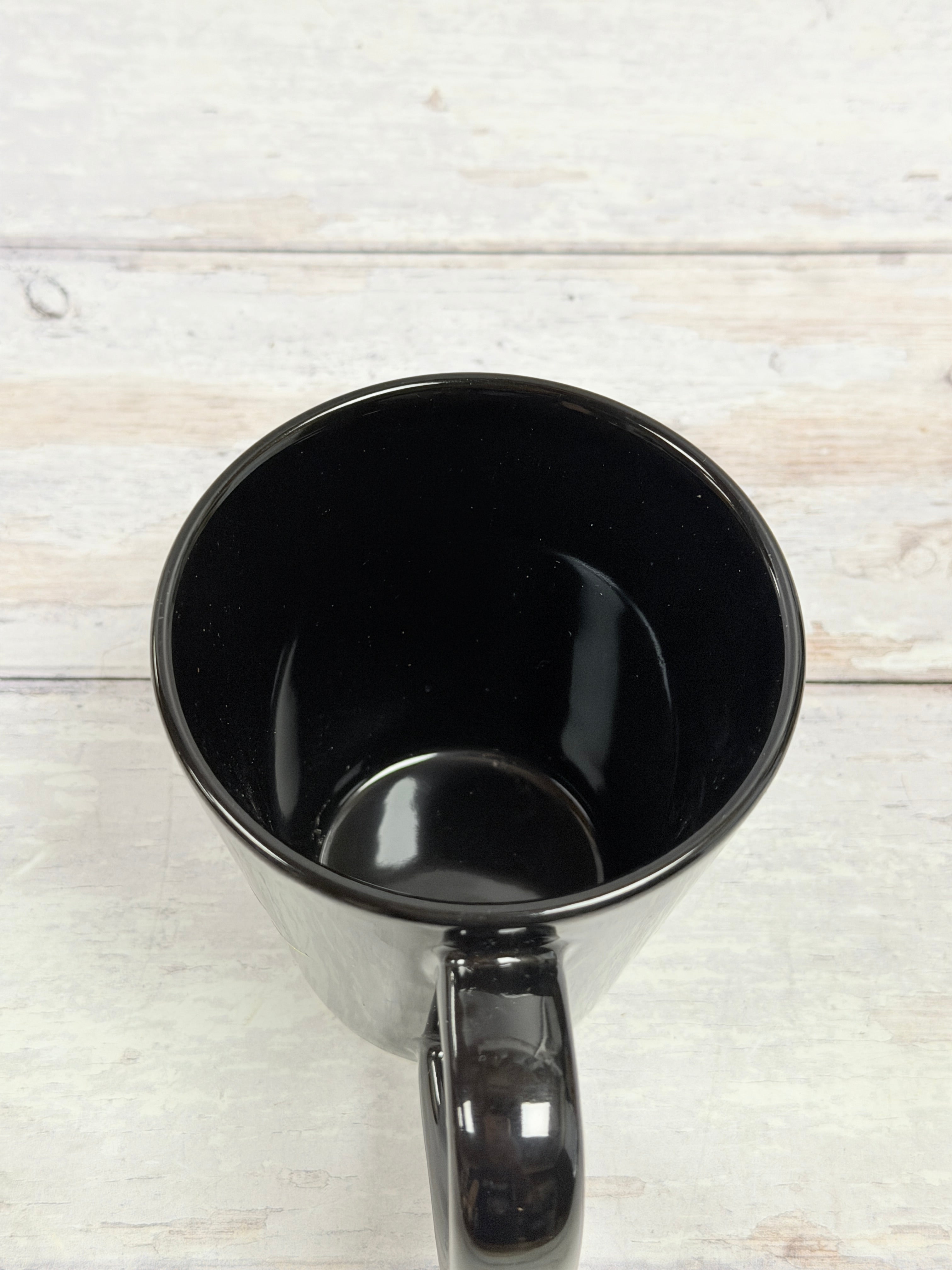 Six Flags America Black Commemorative Coffee Mug
