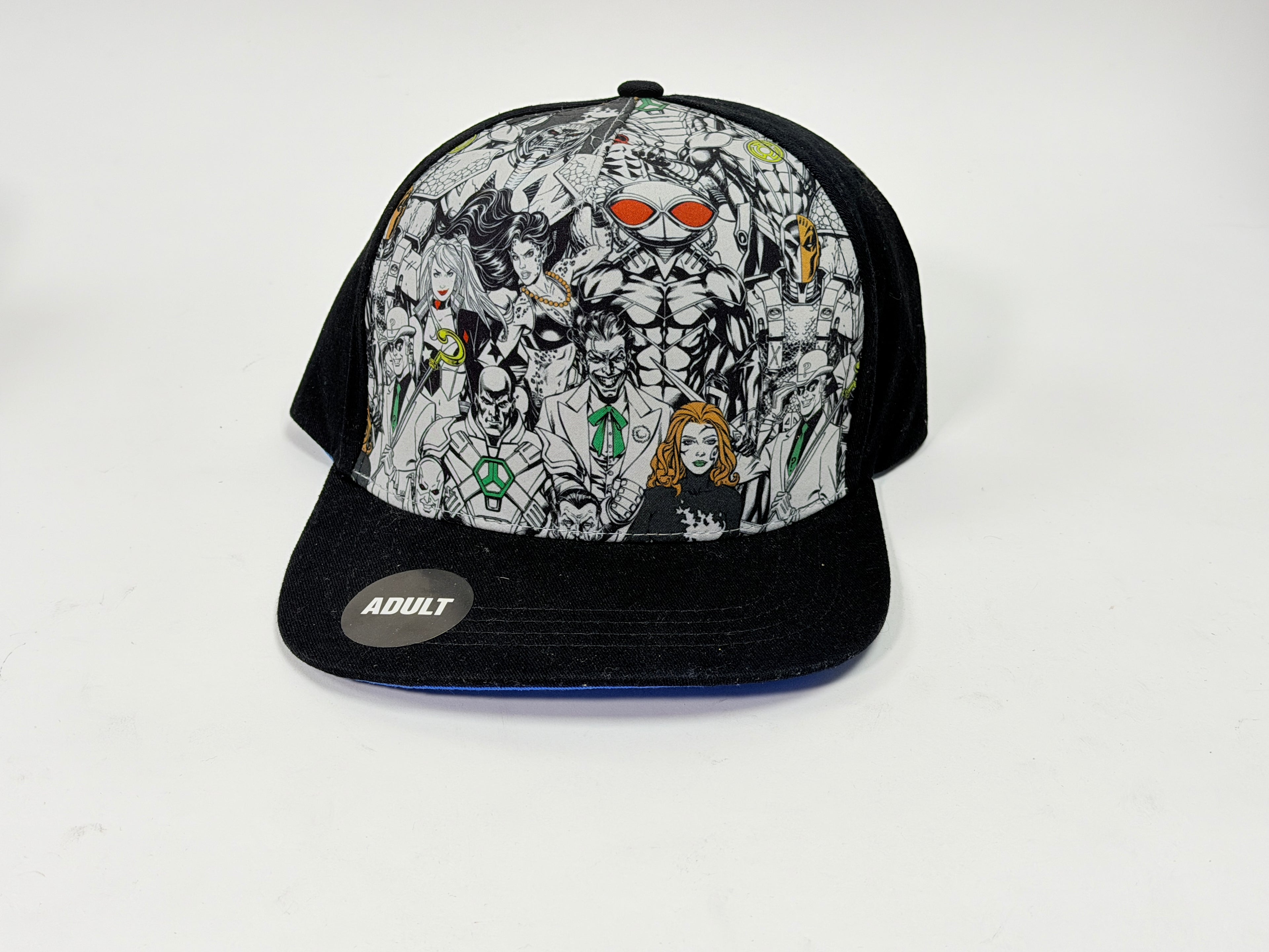 Six Flags DC Comics Villains Black Snap-Back Hat