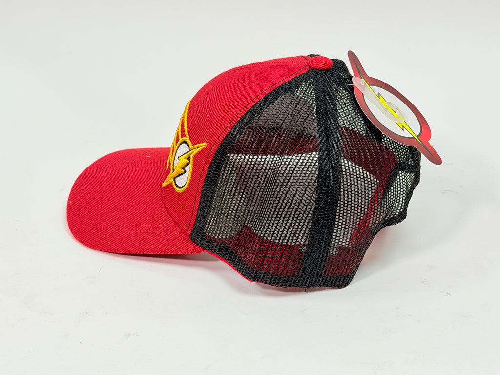 Six Flags The Flash Trucker Snap-Back Hat
