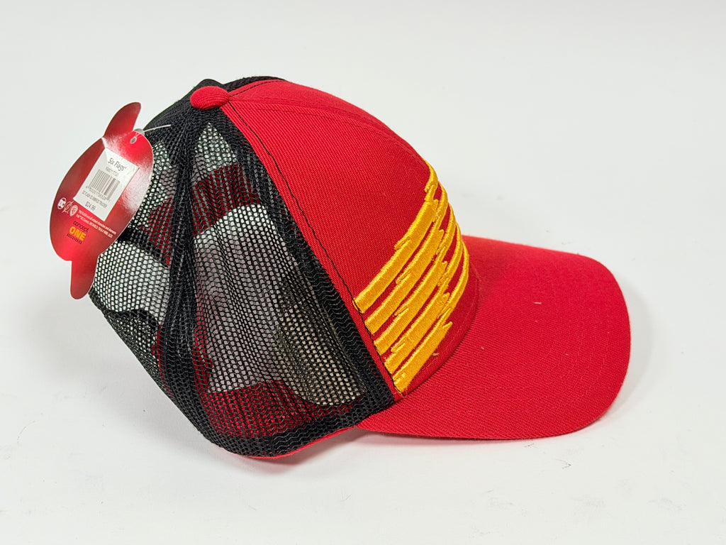 Six Flags The Flash Trucker Snap-Back Hat