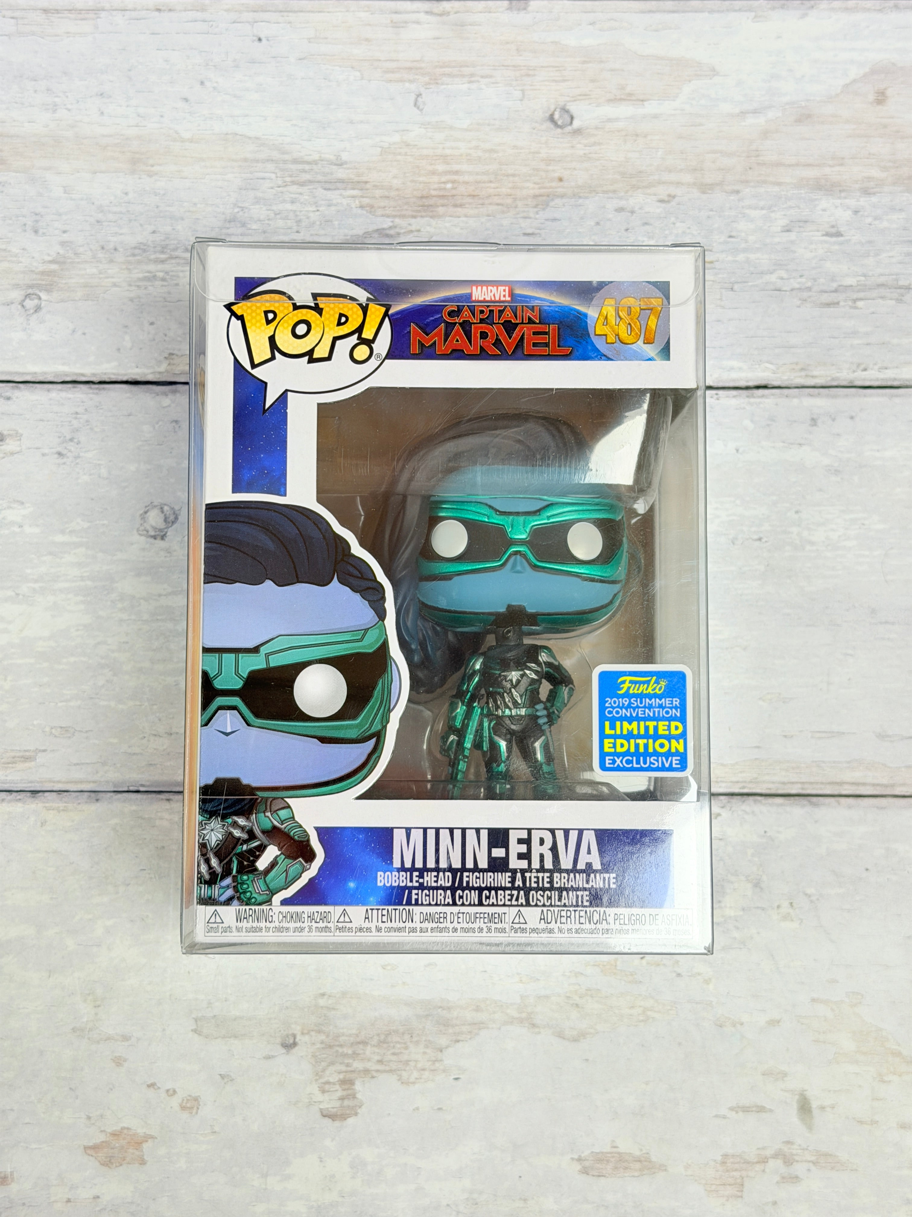 Funko Pop! Marvel Minn-Erva #487 2019 Summer Convention Exclusive