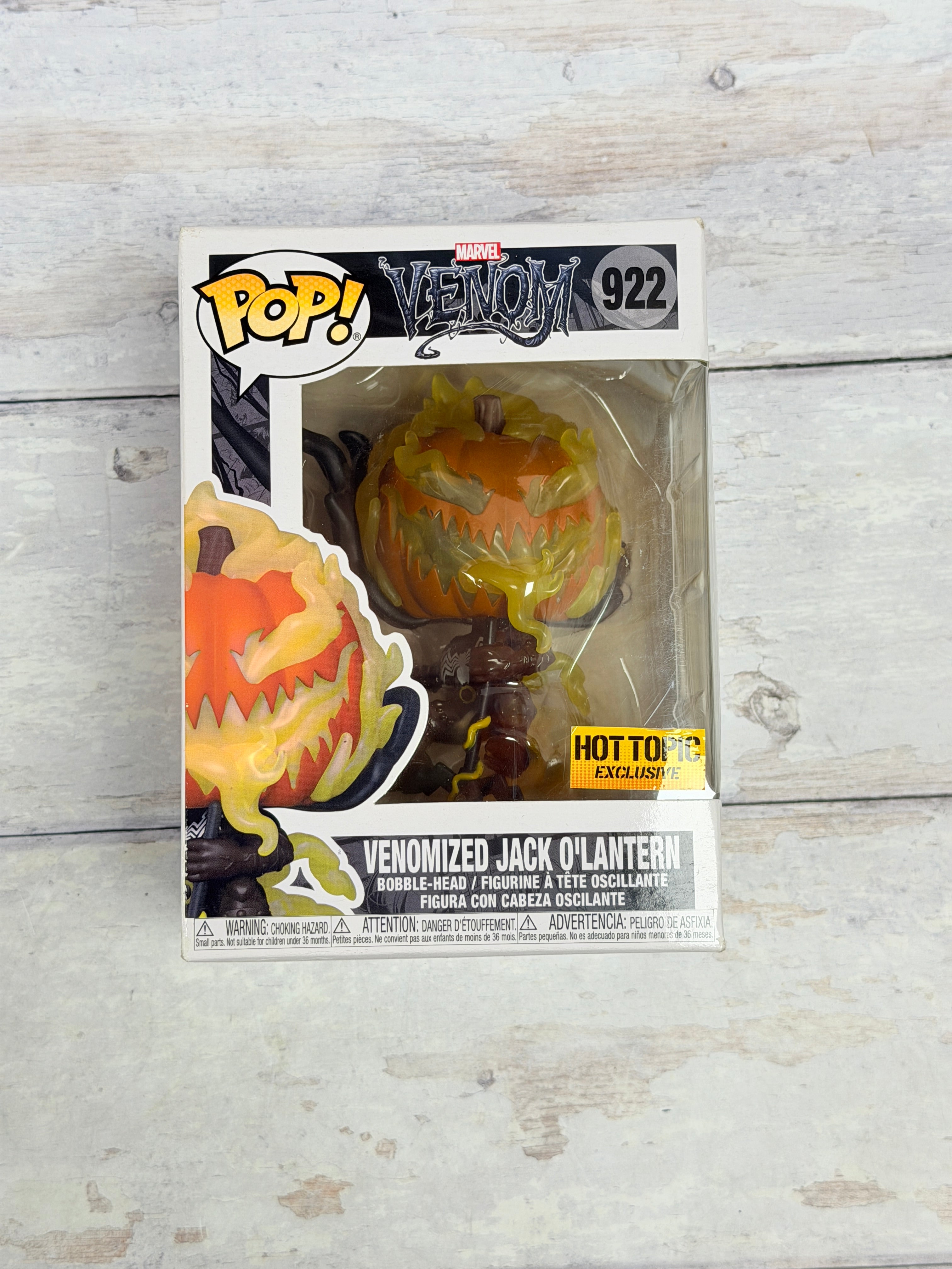 Funko Pop! Marvel Venomized Jack O’Lantern #922 Hot Topic Exclusive