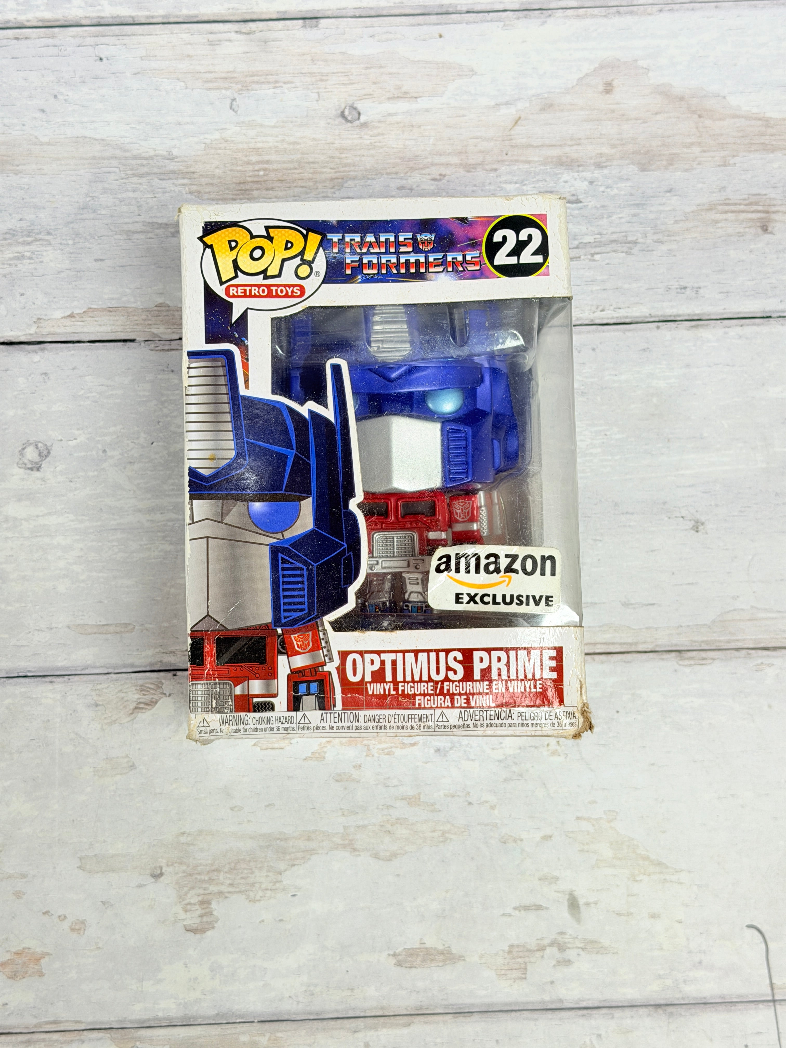 Funko Pop! Transformers Optimus Prime #22 Metallic Amazon Exclusive
