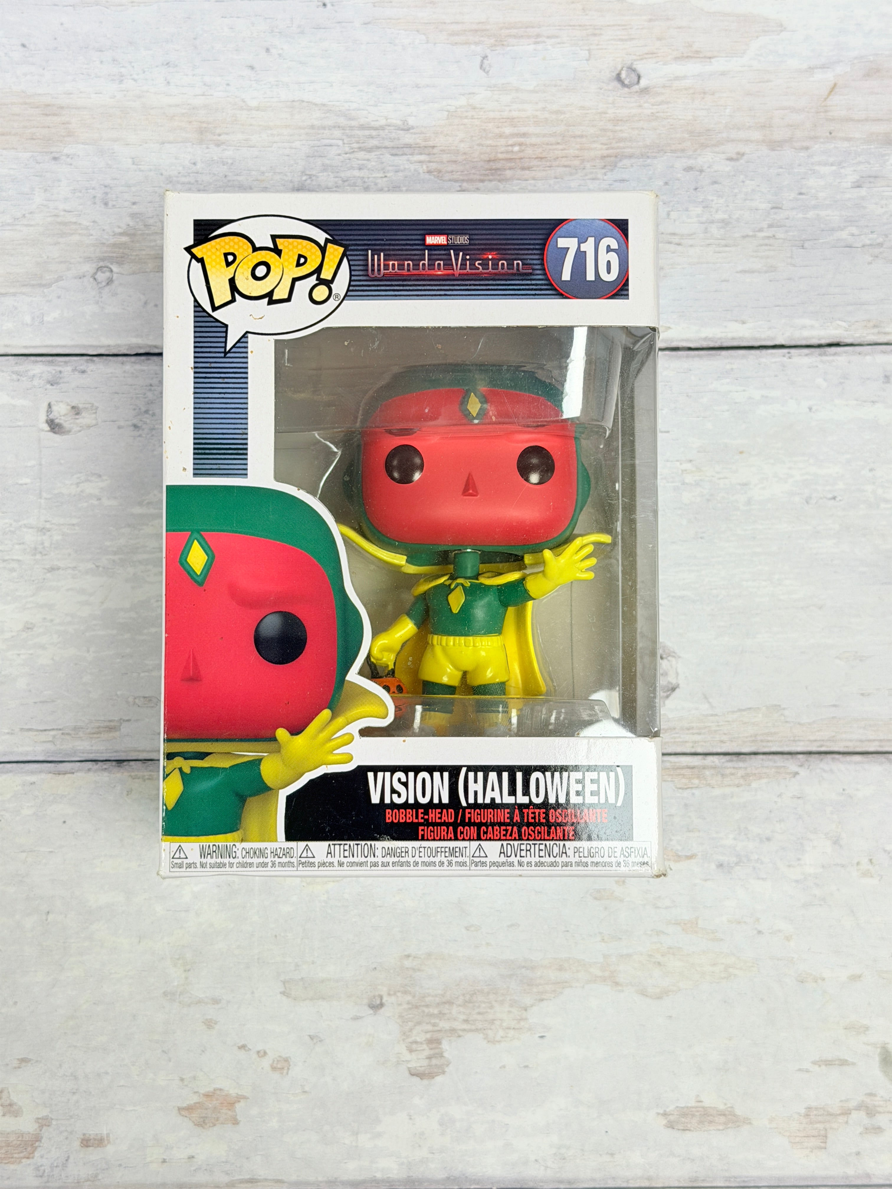 Funko Pop! Marvel Vision Halloween #716 WandaVision Bobble-Head