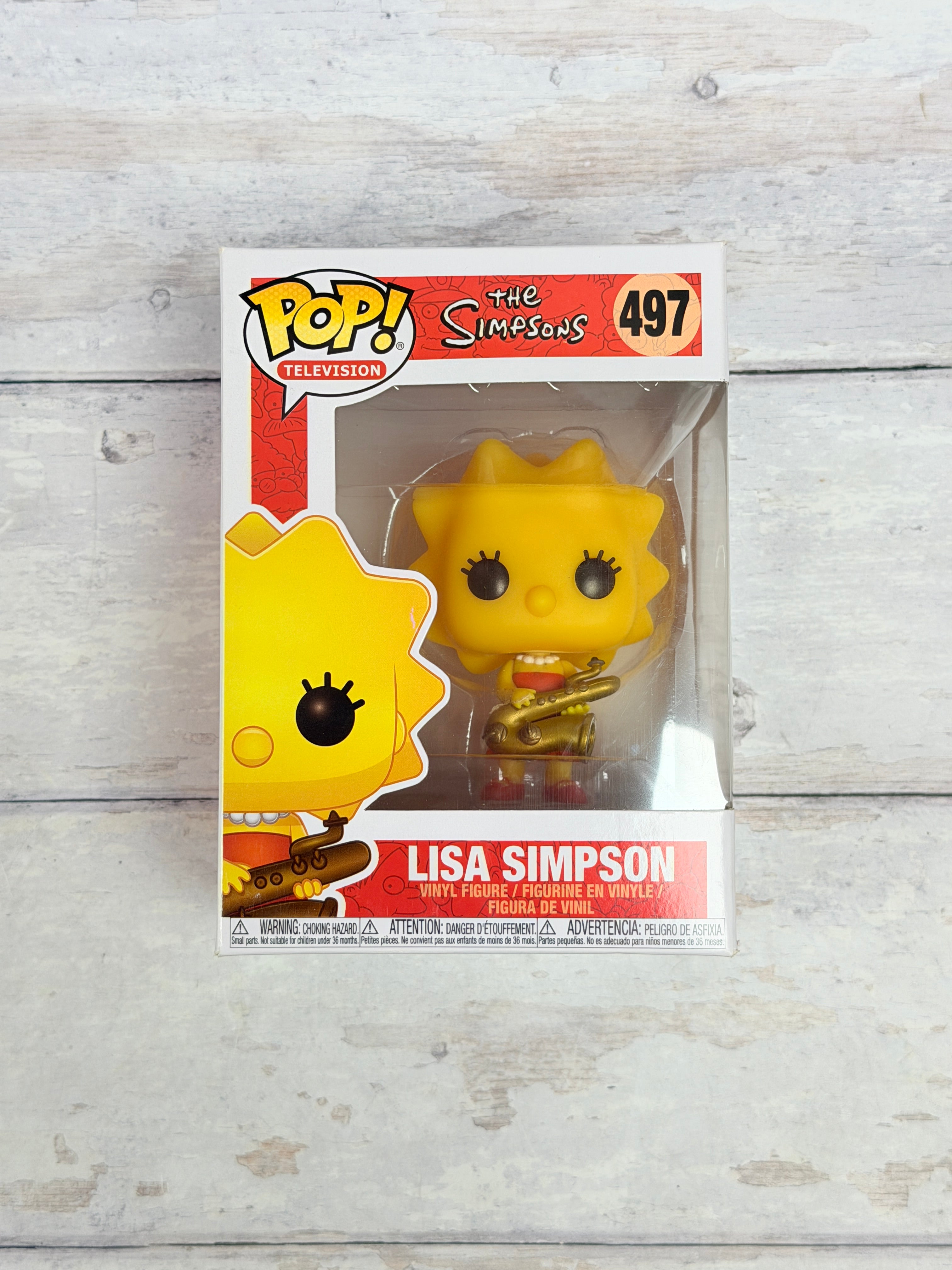 Funko Pop! The Simpsons Lisa Simpson #497 with Saxophone Figure