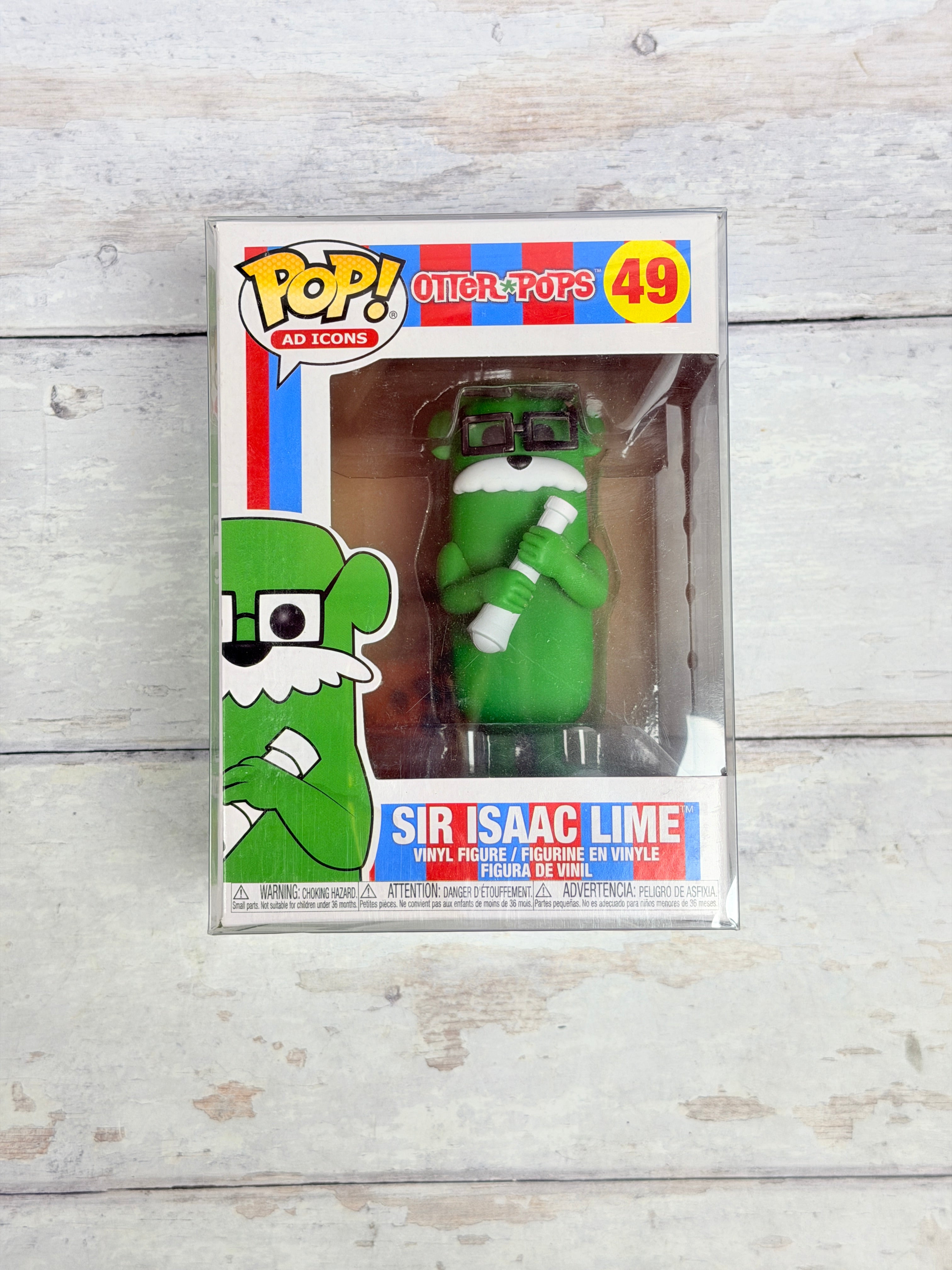 Funko Pop! Otter Pops Sir Isaac Lime #49 Ad Icons Vinyl Figure