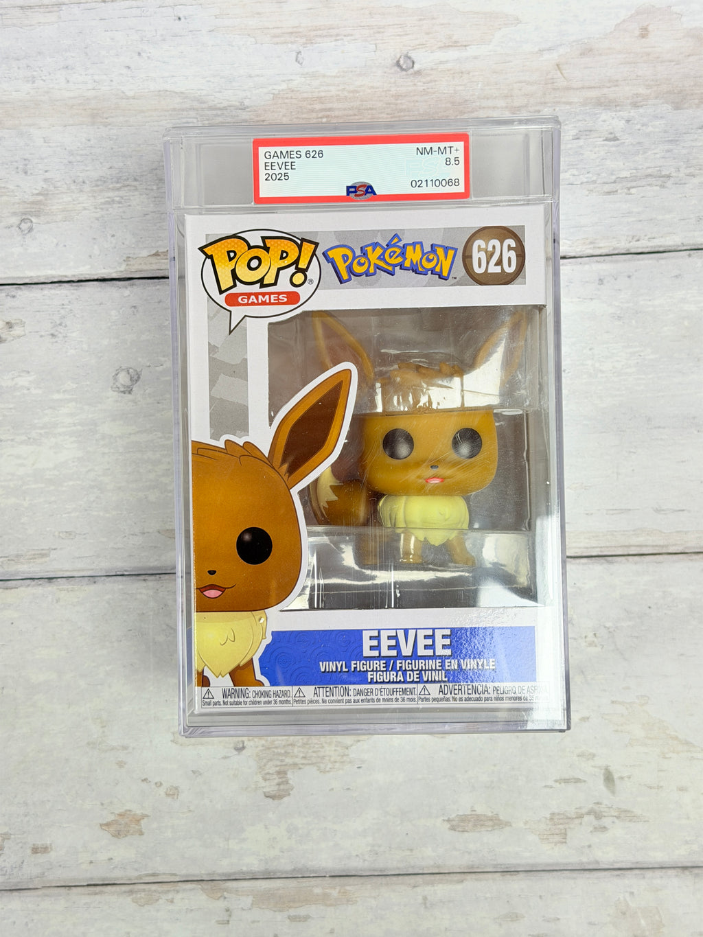 PSA 8.5 Funko Pop! Pokémon Eevee #626 Graded Vinyl Figure