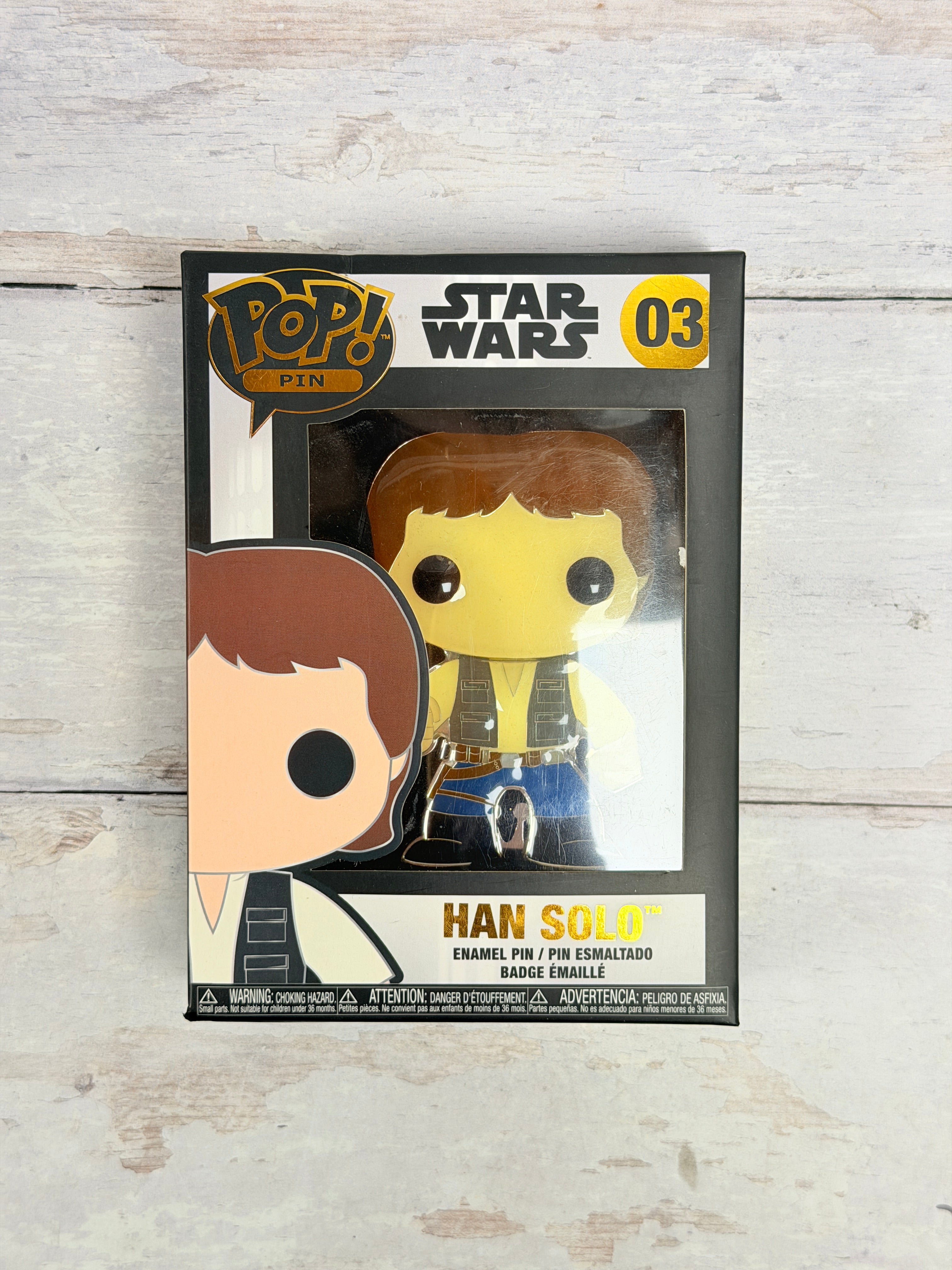 Funko Pop! Pin Star Wars Han Solo #03 Oversized Enamel Pin