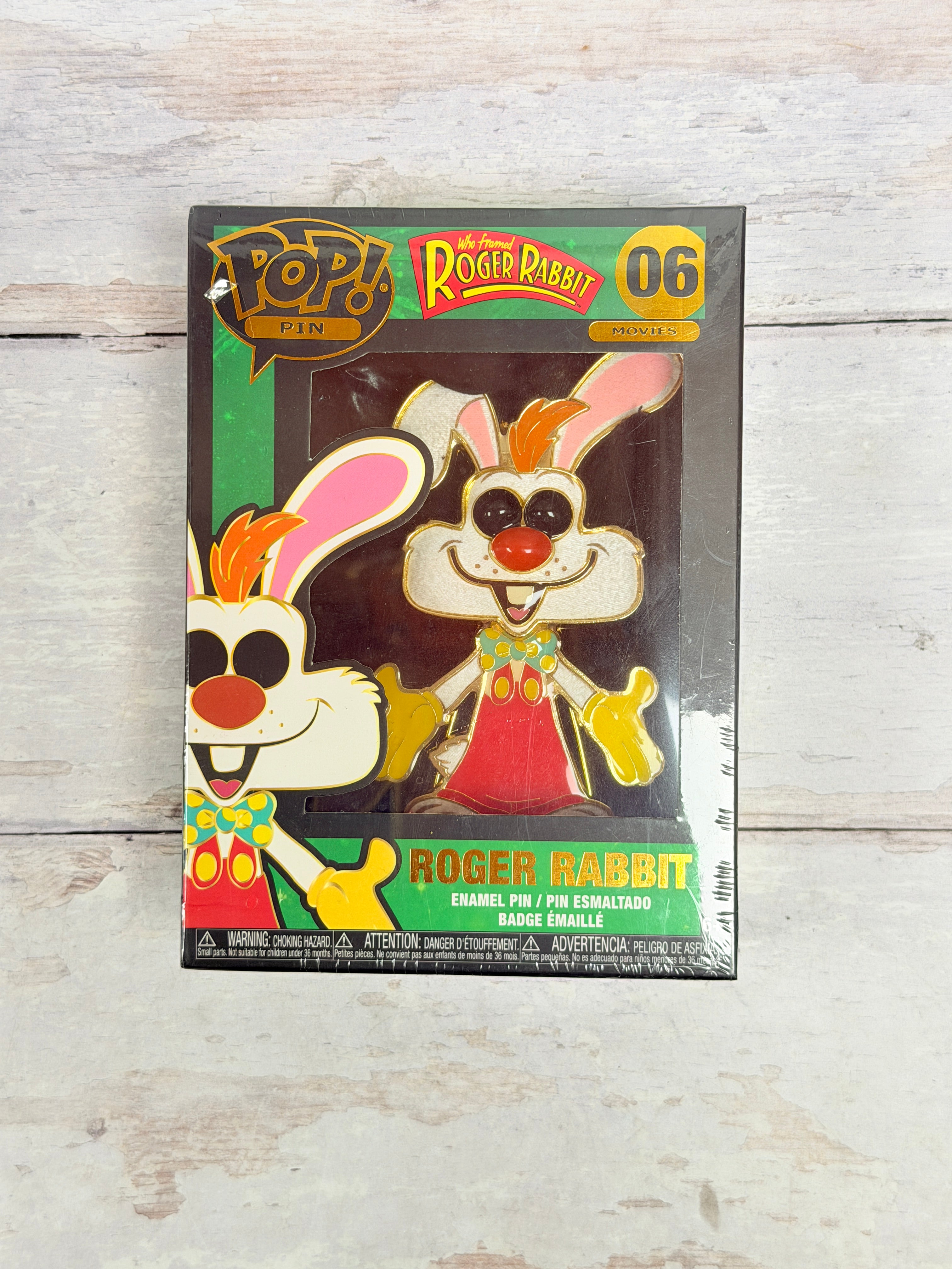 Funko Pop! Pin Roger Rabbit #06 Who Framed Roger Rabbit Enamel Pin