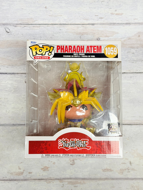 Funko Pop! Deluxe Yu-Gi-Oh! Pharaoh Atem #1059 Metallic 25th Anniversary