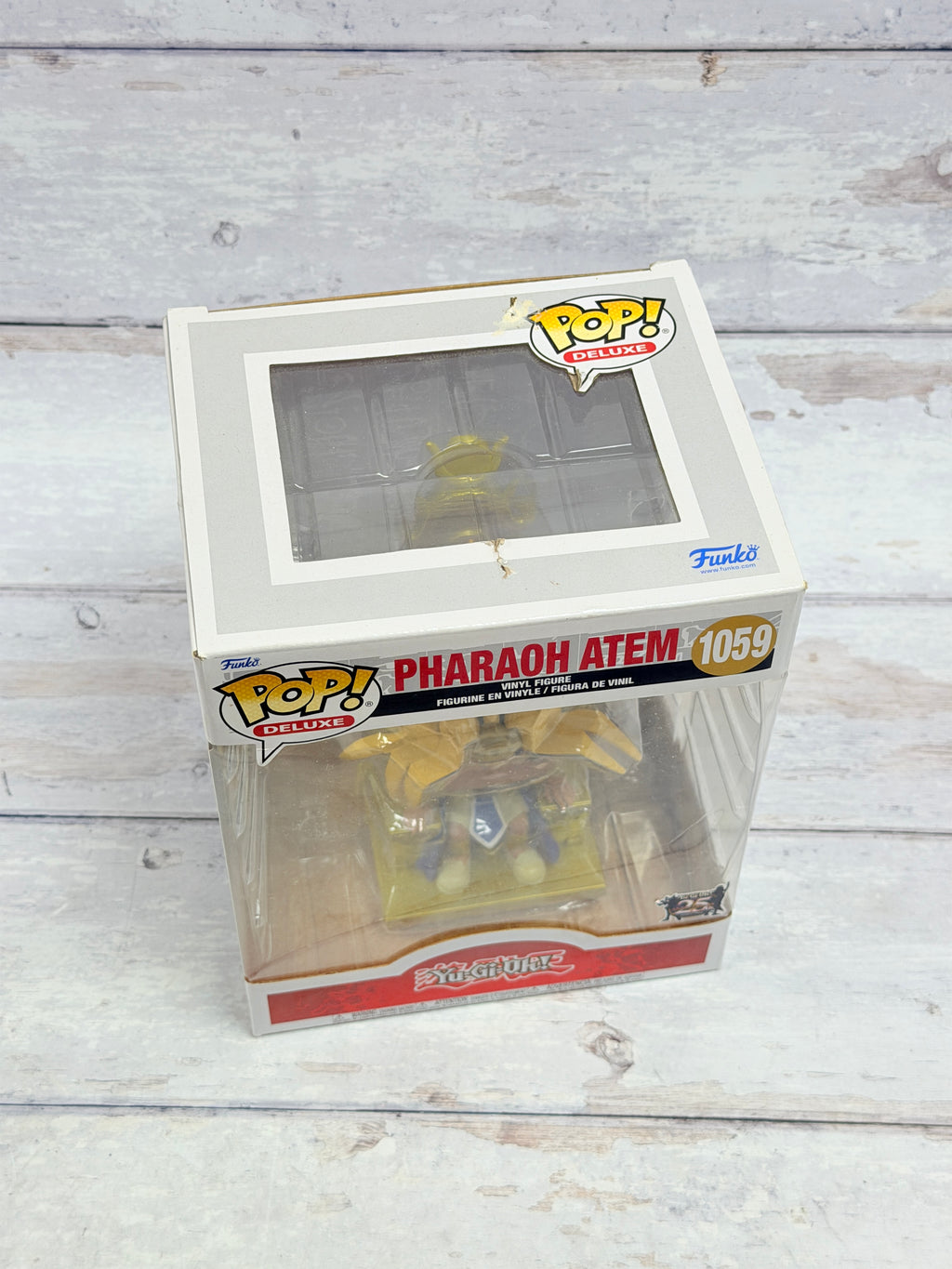 Funko Pop! Deluxe Yu-Gi-Oh! Pharaoh Atem #1059 Metallic 25th Anniversary