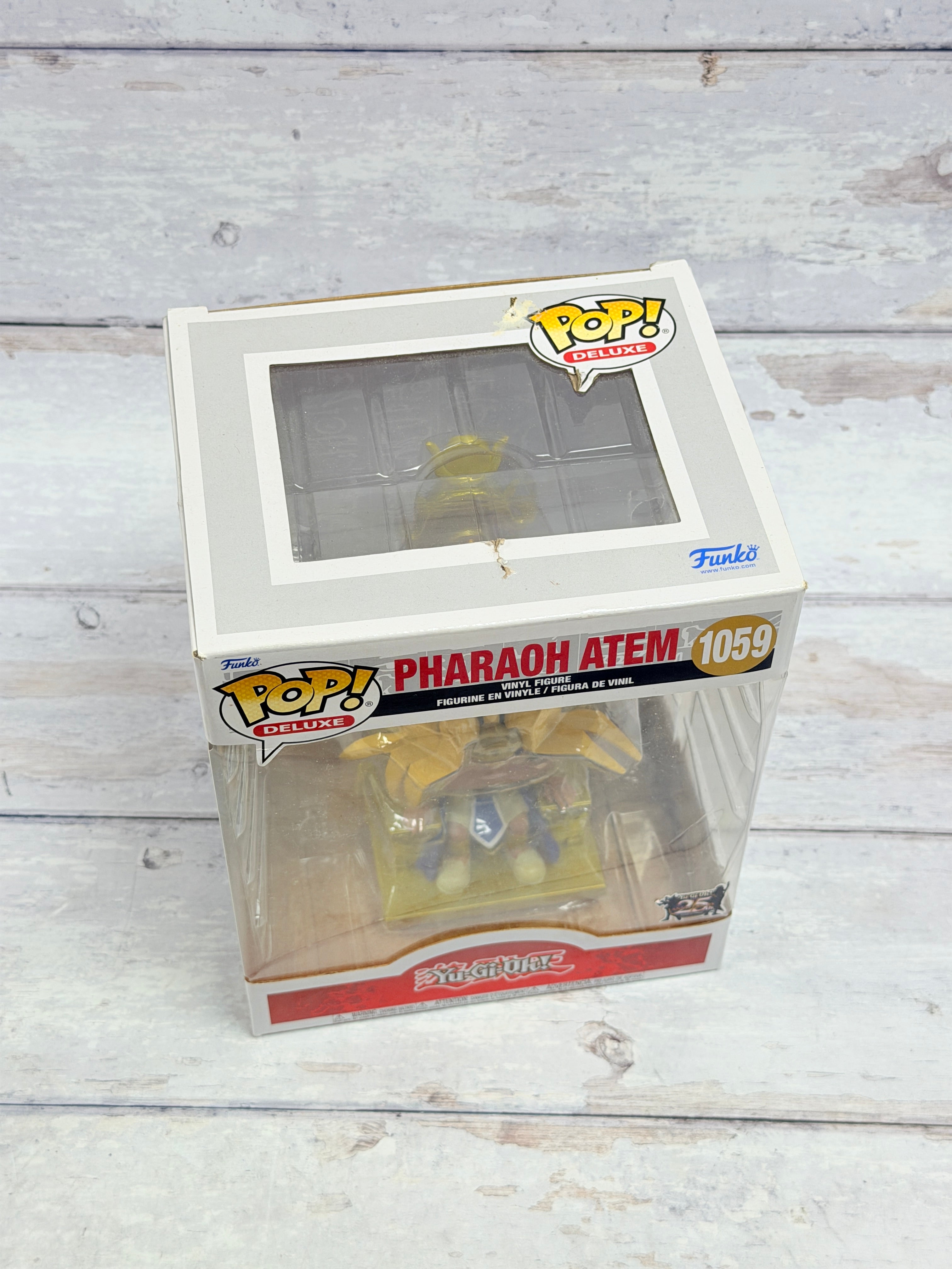 Funko Pop! Deluxe Yu-Gi-Oh! Pharaoh Atem #1059 Metallic 25th Anniversary